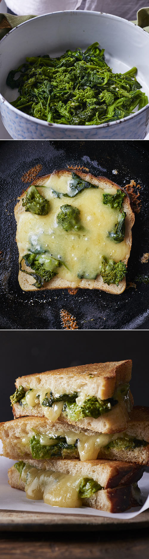 Broccoli Rabe grilled cheese