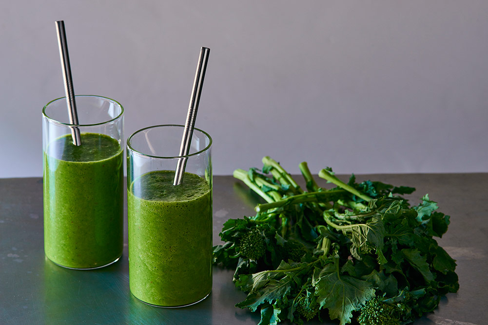 Broccoli Rabe Tropical Power Smoothie