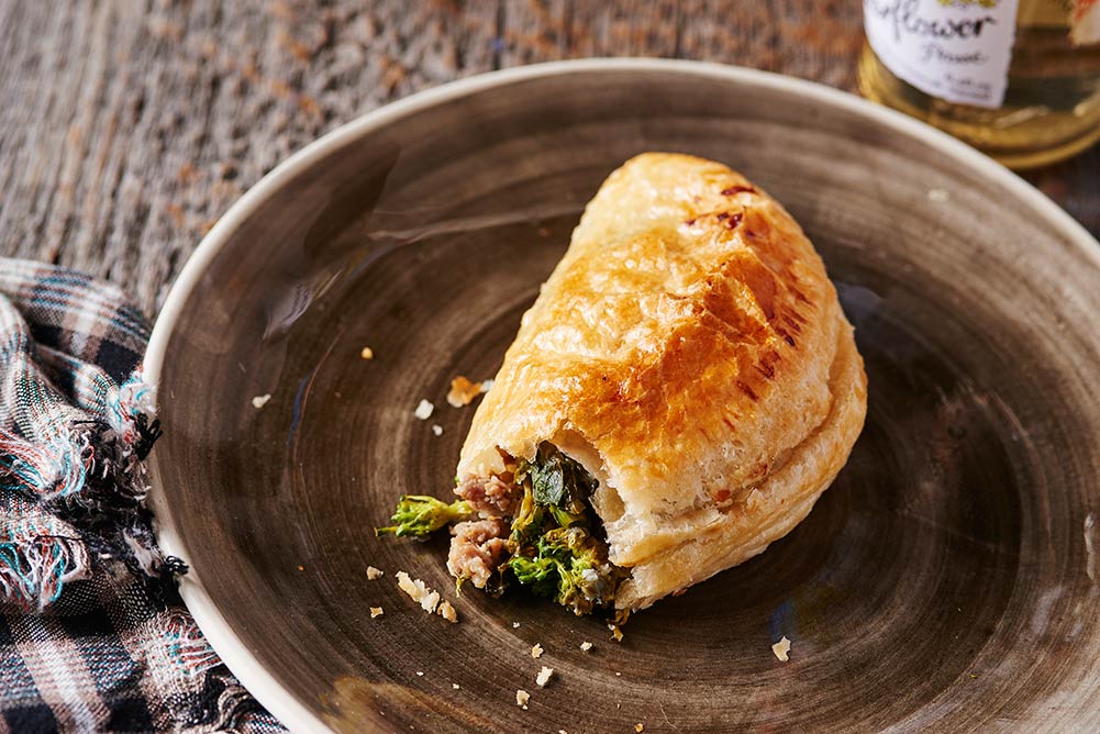 Empanadas with Broccoli Rabe and Fennel Sausage