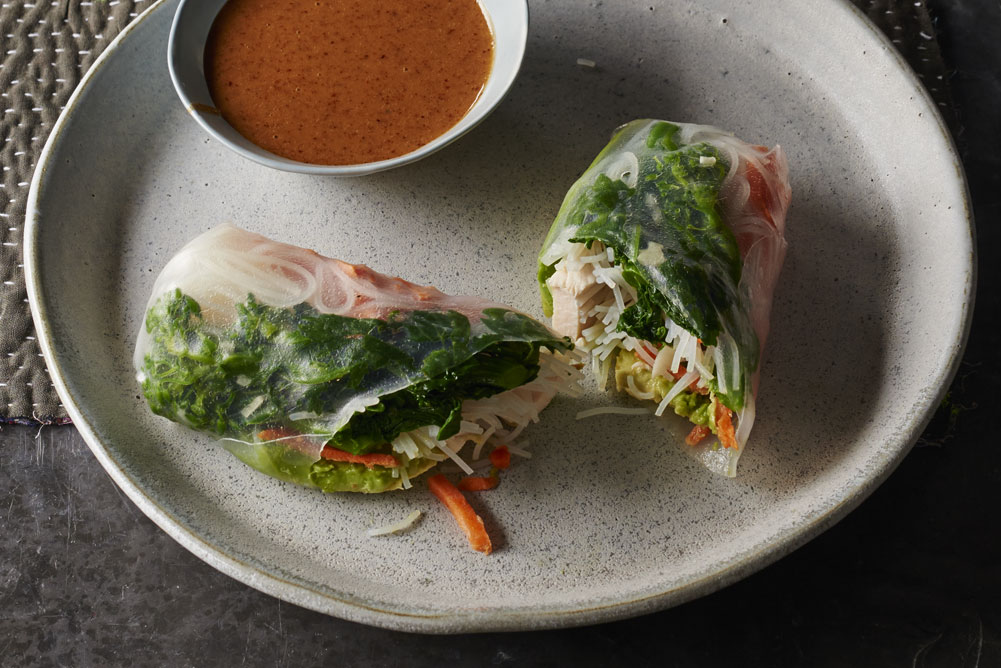 Broccoli Rabe Summer Rolls