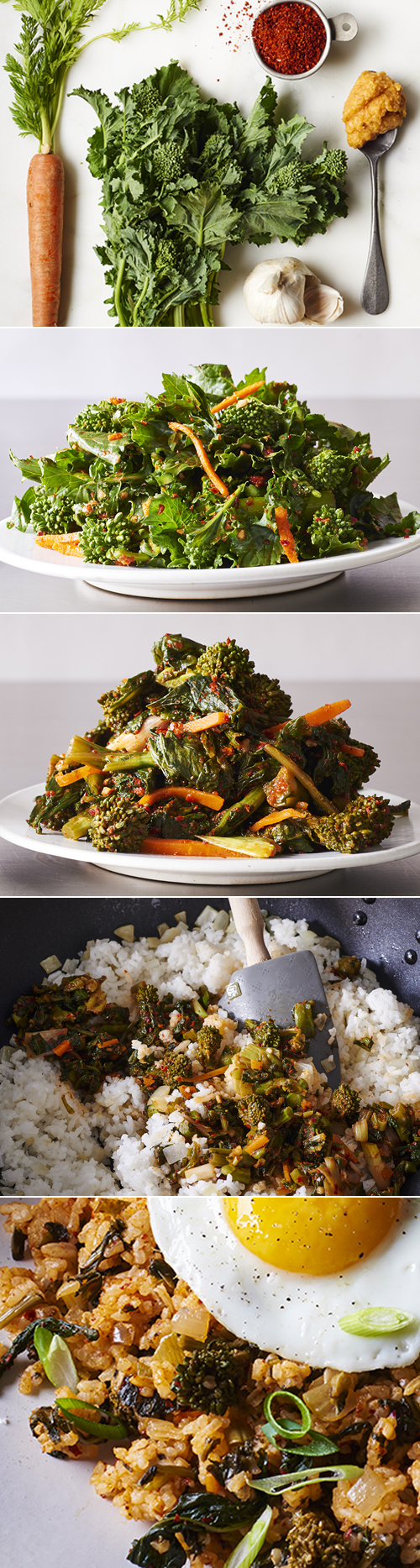 Andy Boy Broccoli Rabe Kimchi Fried Rice