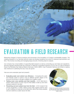 farm-water-conservation-and-protecion-evaluation-research