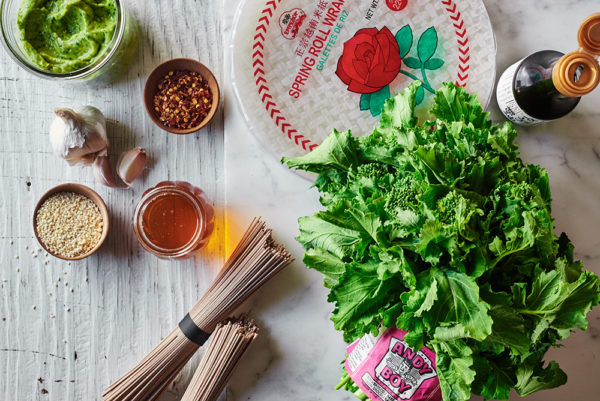 sesame-garlic-broccoli-rabe-spring-rolls-andy-boy