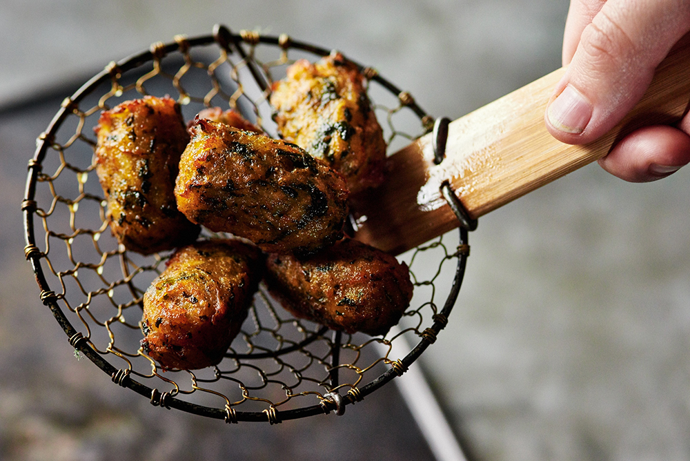 Broccoli Rabe Tater Tots Fried