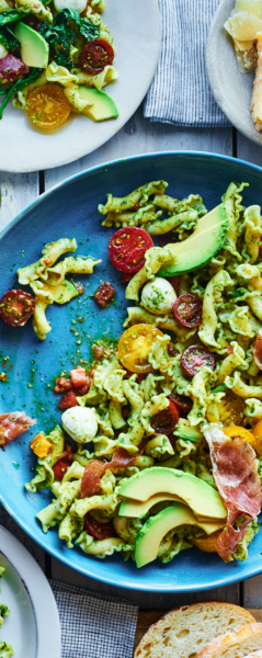 avocado-caprese-pasta-with-grilled-broccoli-rabe-andy-boy