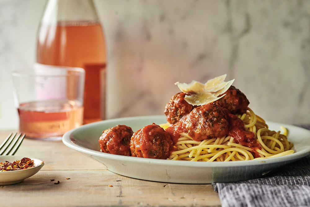 Slow Cooker Meatballs with Broccoli Rabe