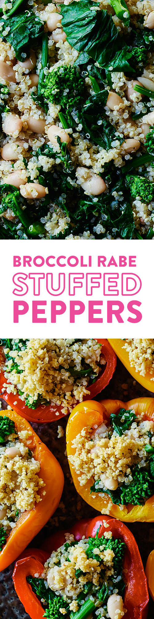 Broccoli Rabe Stuffed Peppers