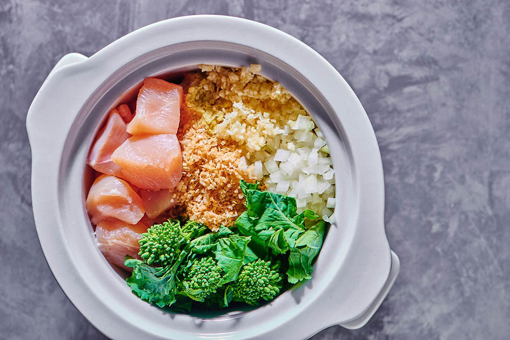 Crockpot Thai Chicken With Broccoli Rabe Curry