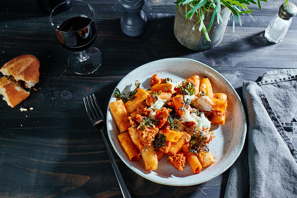 Broccoli Rabe and Rigatoni Bake