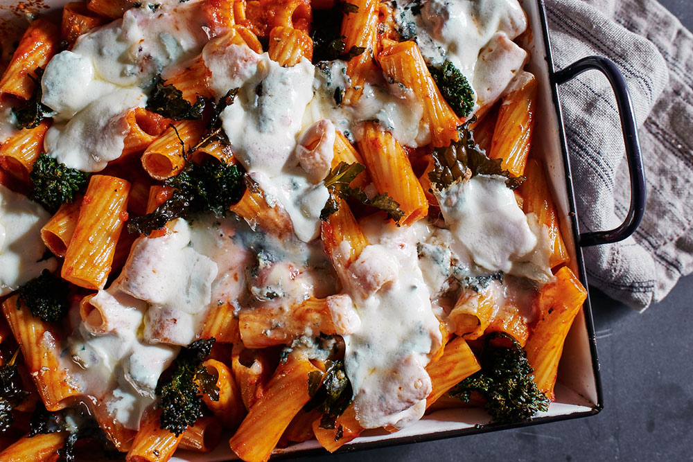 Rigatoni and Broccoli Rabe Bake