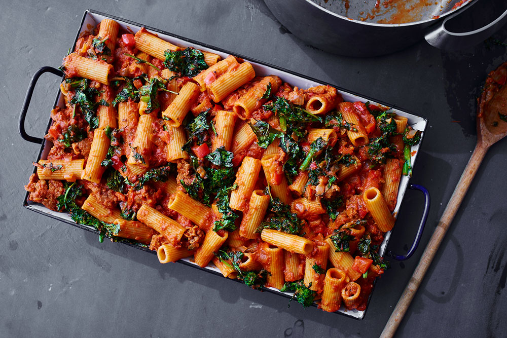 Broccoli Rabe and Rigatoni Bake