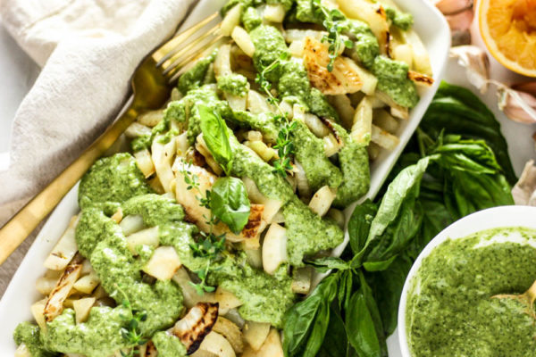 easy-sauteed-fennel-citrus-thyme-pesto-sauce