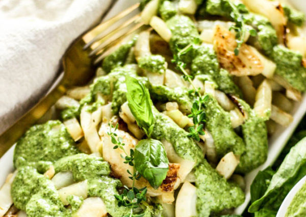 easy-sauteed-fennel-citrus-thyme-pesto-sauce