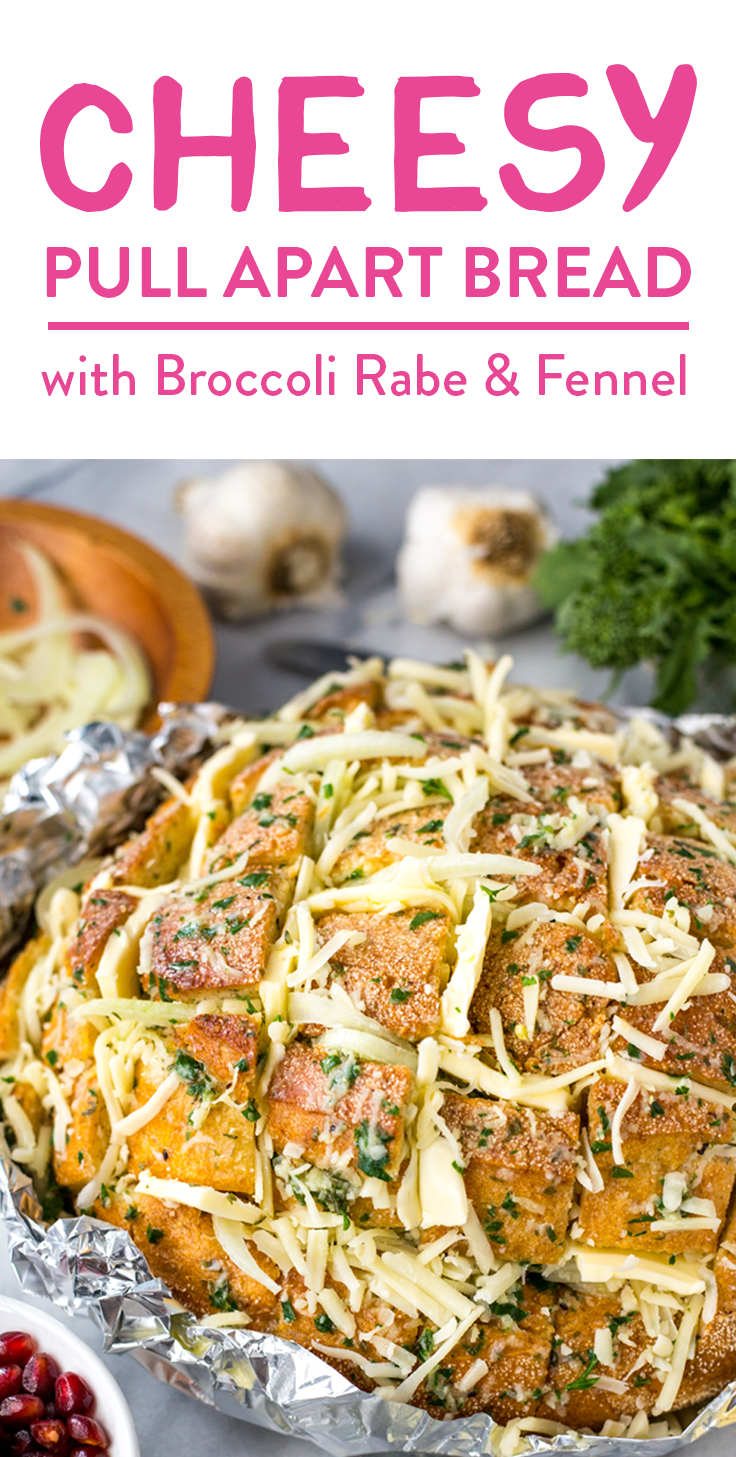 Broccoli Rabe Pull Apart Bread