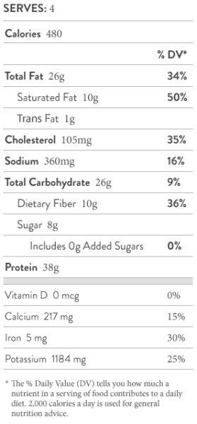 nutritional-facts-stuffed-artichokes-cauliflower-rice