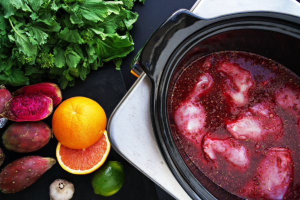 slow-cooker-cactus-pear-chicken-broccoli-rabe