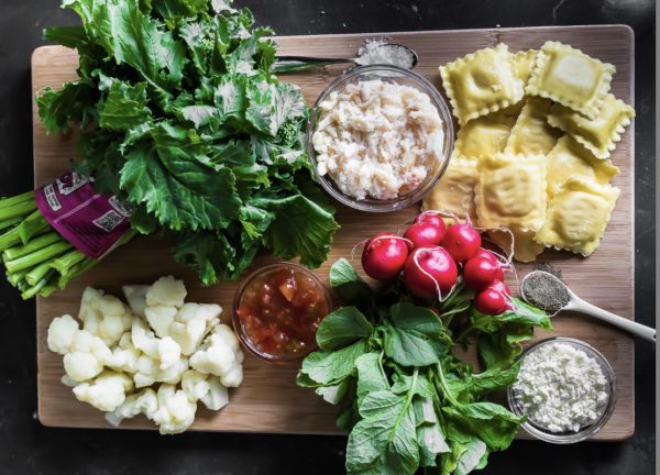 ingredients-ravioli-chili-crab-salad-rabe