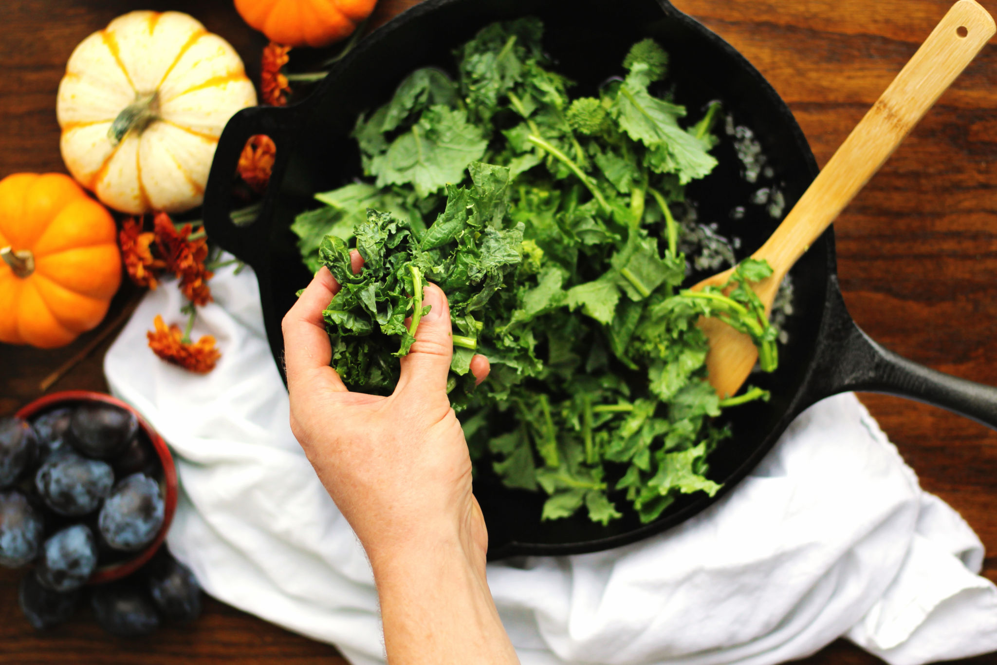 Garlicky Sautéed Broccoli Rabe and Kale Andy Boy