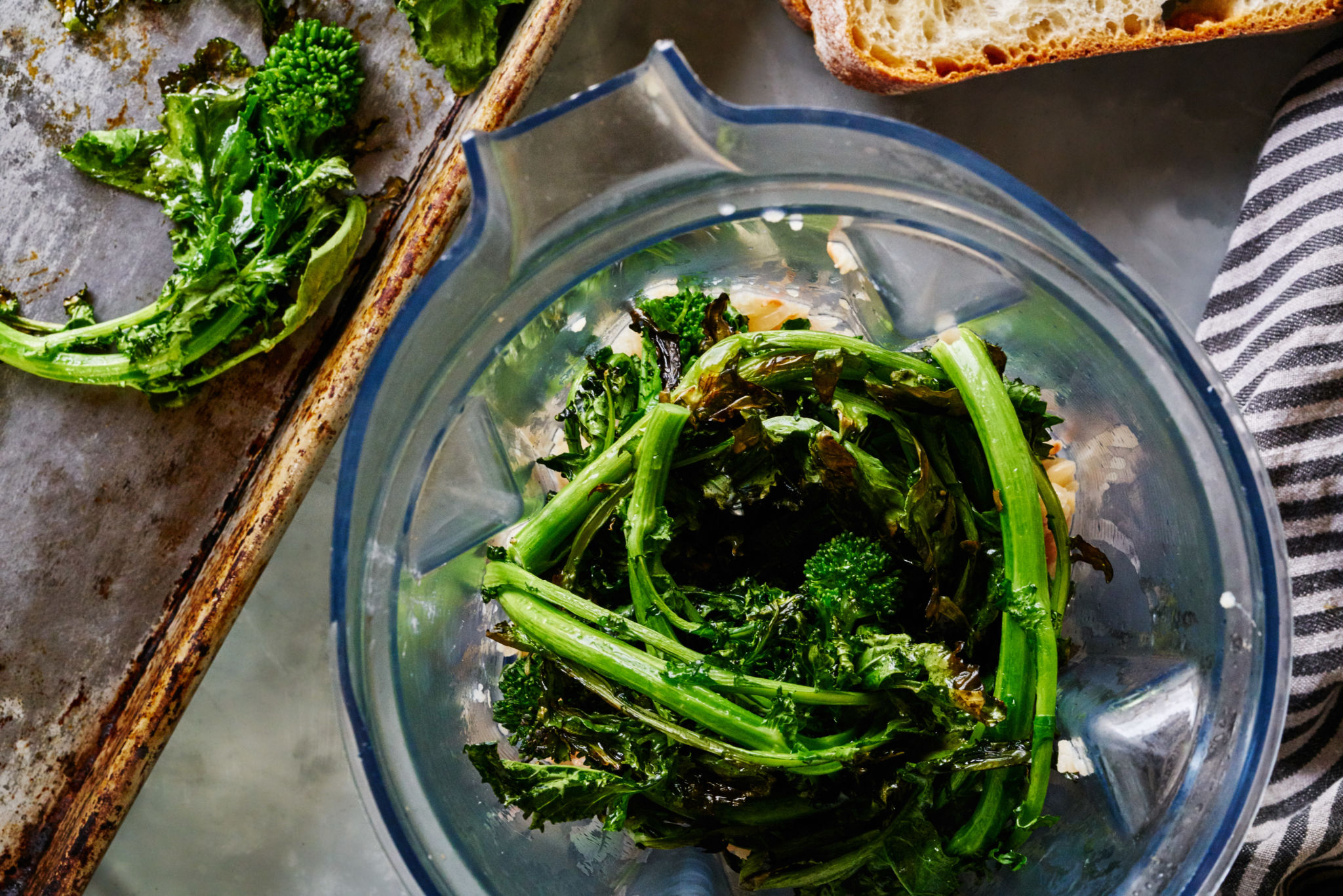 Cannellini Bean and Broccoli Rabe Toast Andy Boy