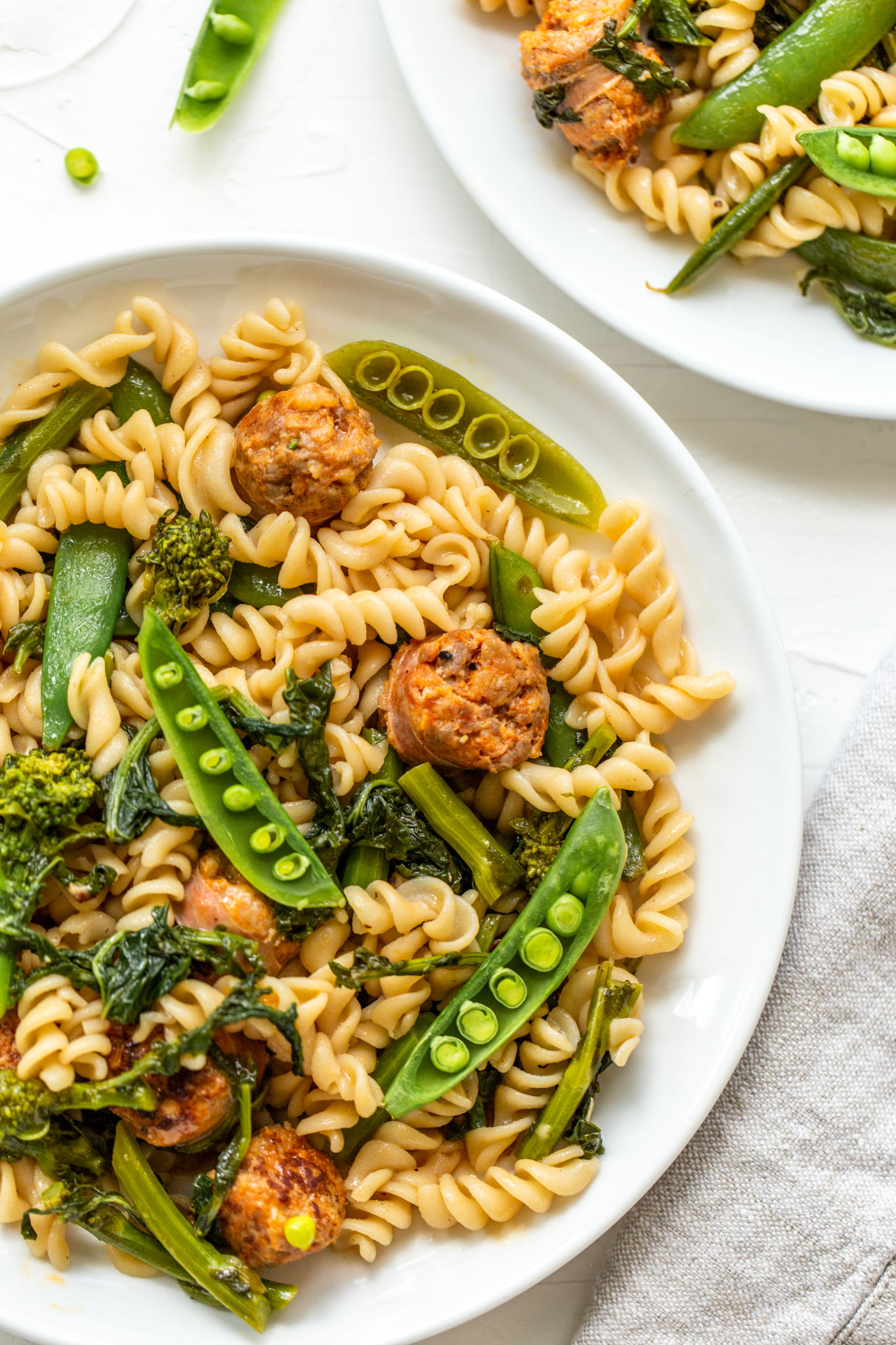 Gluten Free Rotini w Sausage & Broccoli Rabe in White Wine Sauce 5